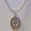 NEW Holy Trinity Medal on a 24" Stainless Steel Ball Chain