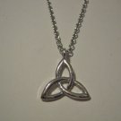A Celtic Triquetra or Celtic Knot on a 24" Stainless Steel Necklace ~ Irish ~ Mother