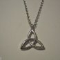 A Celtic Triquetra or Celtic Knot on a 24" Stainless Steel Necklace ~ Irish ~ Mother