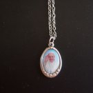 Beautifully Colored Pope Francis Medal on a 24" Stainless Steel Necklace