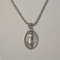 Saint Joseph the Worker on a 24" Stainless Steel Ball Chain Necklace ~ Free Shipping