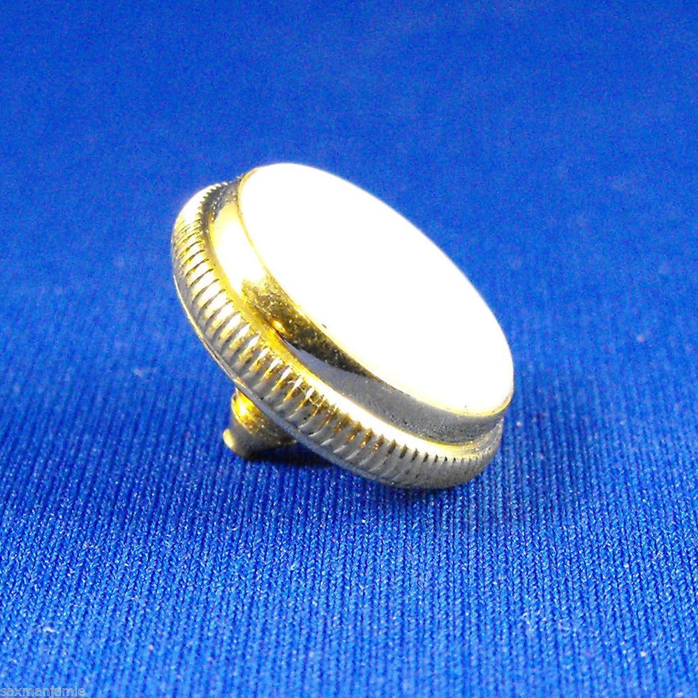 New Getzen Gold Plated Finger Button with Pearl for 700 1200 and more