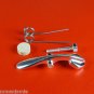 Silver Plated Bach Stradivarius Main Slide Waterkey Water Key Screw Spring Cork