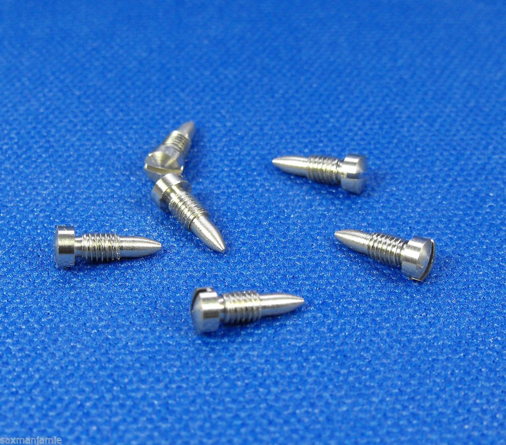 6 Selmer Paris Saxophone Pivot Screws Alto Tenor Baritone Sax Six