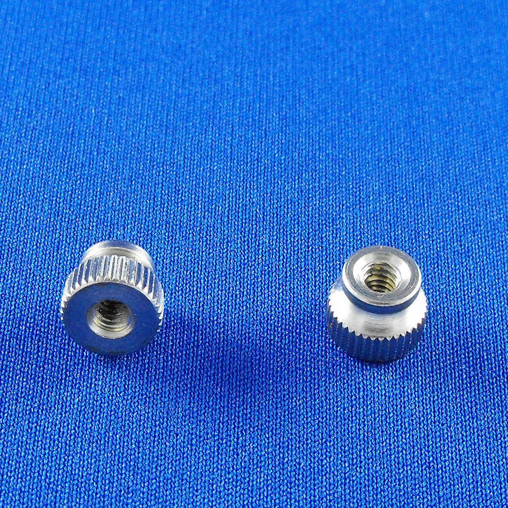 2 Nickel Bach Strad Trumpet 3rd Slide Stop Nuts Genuine Stradivarius Parts
