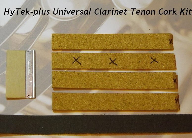 HyTekPlus Tenon Cork with needed razor and sanding cloth FREE