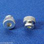 2 Genuine Blessing Trumpet 3rd Slide Stop Screw Rod Nuts - Silver Plated