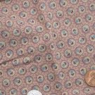 VTG 50's Fabric Blue Mauve Wine Calico Doll House Miniatures Bisque Bears Unused