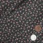 VTG Cotton Fabric Tiny Print Calico Floral Bisque FRENCH FASHION BLEUETTE Hitty