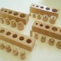 Mini Montessori Knobbed Cylinder Blocks-set of four-Sale