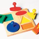 Knobbed Color-Coded Geometric Board