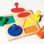 Knobbed Color-Coded Geometric Board