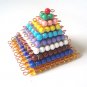 Montessori Colored Bead Squares 1-10
