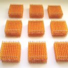 45 Golden Bead Squares