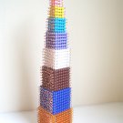 Colored Bead Cubes 1-10