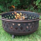 Beautiful Bronze Crossweave Firebowl - Fire Pit - Free Shipping to Lower 48