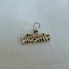 Sterling granddaughter charm, vintage gift for girl Retro charm, cute!