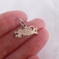 Sterling granddaughter charm, vintage gift for girl Retro charm, cute!