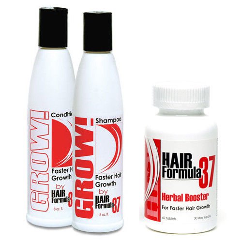 Hair Formula 37 Fast Hair Grow Shampoo Combo with Herbal Booster Hair