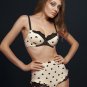 Polka dot padded bra 38F
