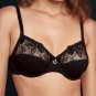 Evita black soft cup European bra 34G