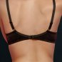 Evita black soft cup European bra 36E