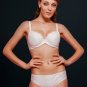 Emma white briefs, size S