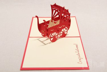 Baby Carriage - Red