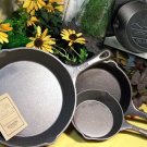 UNSEASONED 3pc Old Mountain Skillets