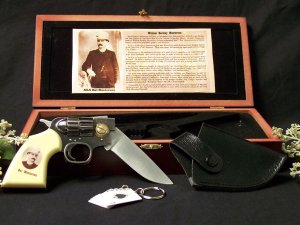 Bat Masterson Gun Knife With Box