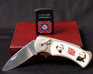 Conferderate Knife & Lighter