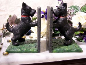 Scottie Standing Bookends