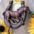 Horse and Horseshoe Hook
