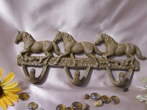 Horse Hooks Frosted White