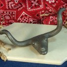 Cast Iron Longhorn Steer Towel Hooks or Draw Pulls