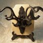Cast Iron Antler 5 Hook Coat Rack