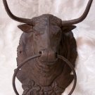 Cast Iron Bull Towel Holder