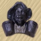 Black Man Match Holder Cast Iron