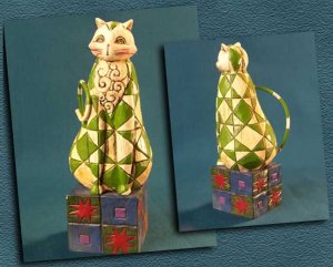 Cat Green Jim Shore