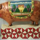 Jim Shore PIG Doorstop