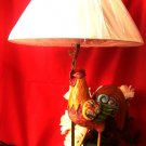 Jim Shore Colorful Rooster Lamp
