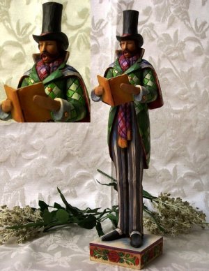 Jim Shore Caroler "Man"