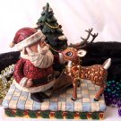 Jim Shore Santa & Rudolph