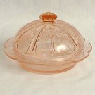 Pink Round Butter Dish