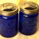 Cobalt Blue Jumbo Elephant Salt & Pepper Shakers