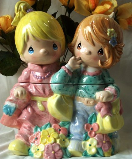 Precious Moment Cookie Jar "Girlfriends"