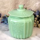 Mayfair Cookie Jar Jadeite Green