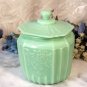 Mayfair Cookie Jar Jadeite Green