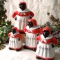 Set of 4 Aunt Jemima Canister