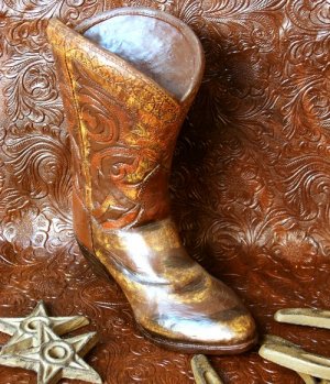 Western Cowboy Boot Bank